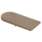Batten End Cap - 90mm x 40mm for Curved Battens